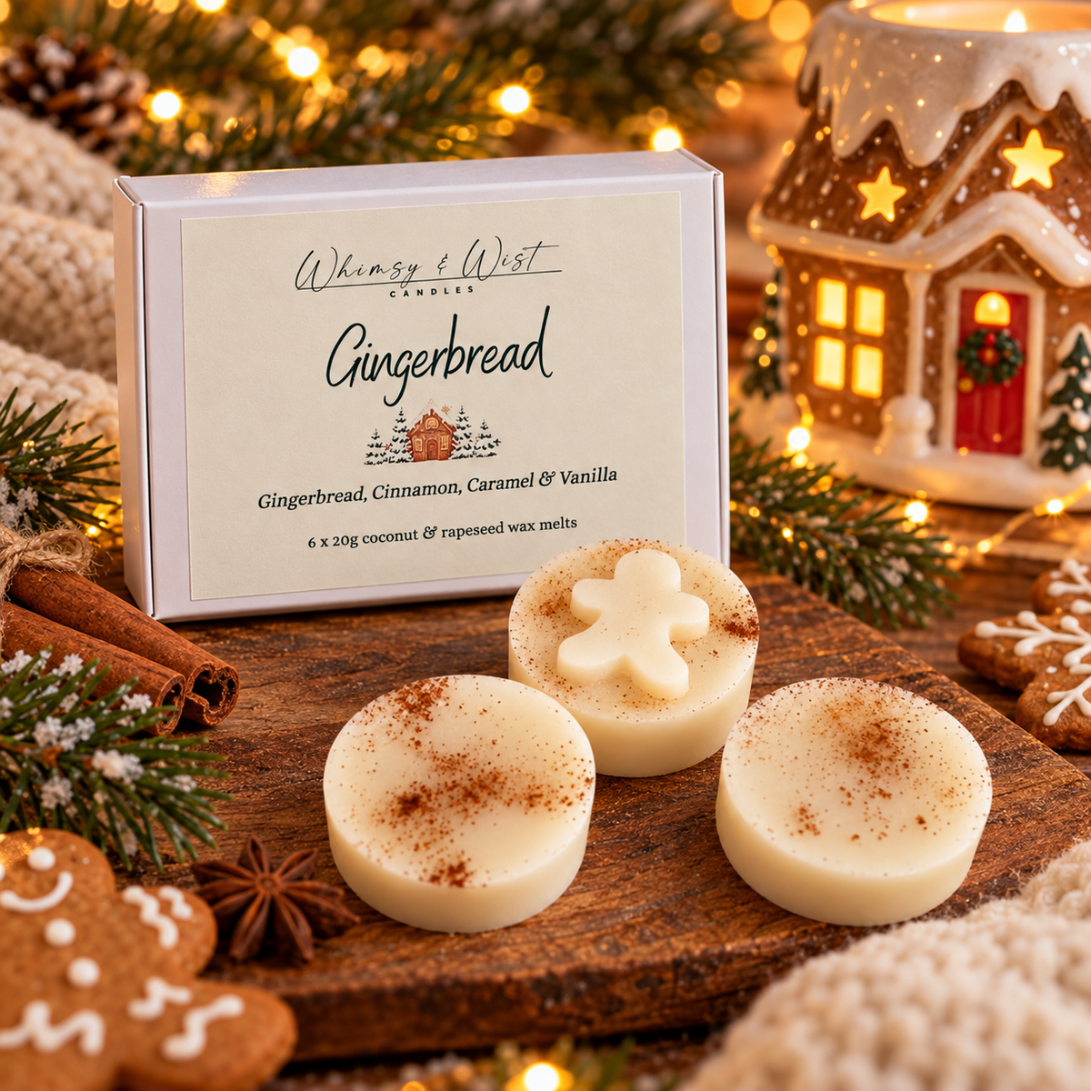 Gingerbread Wax Melts – Box of 6