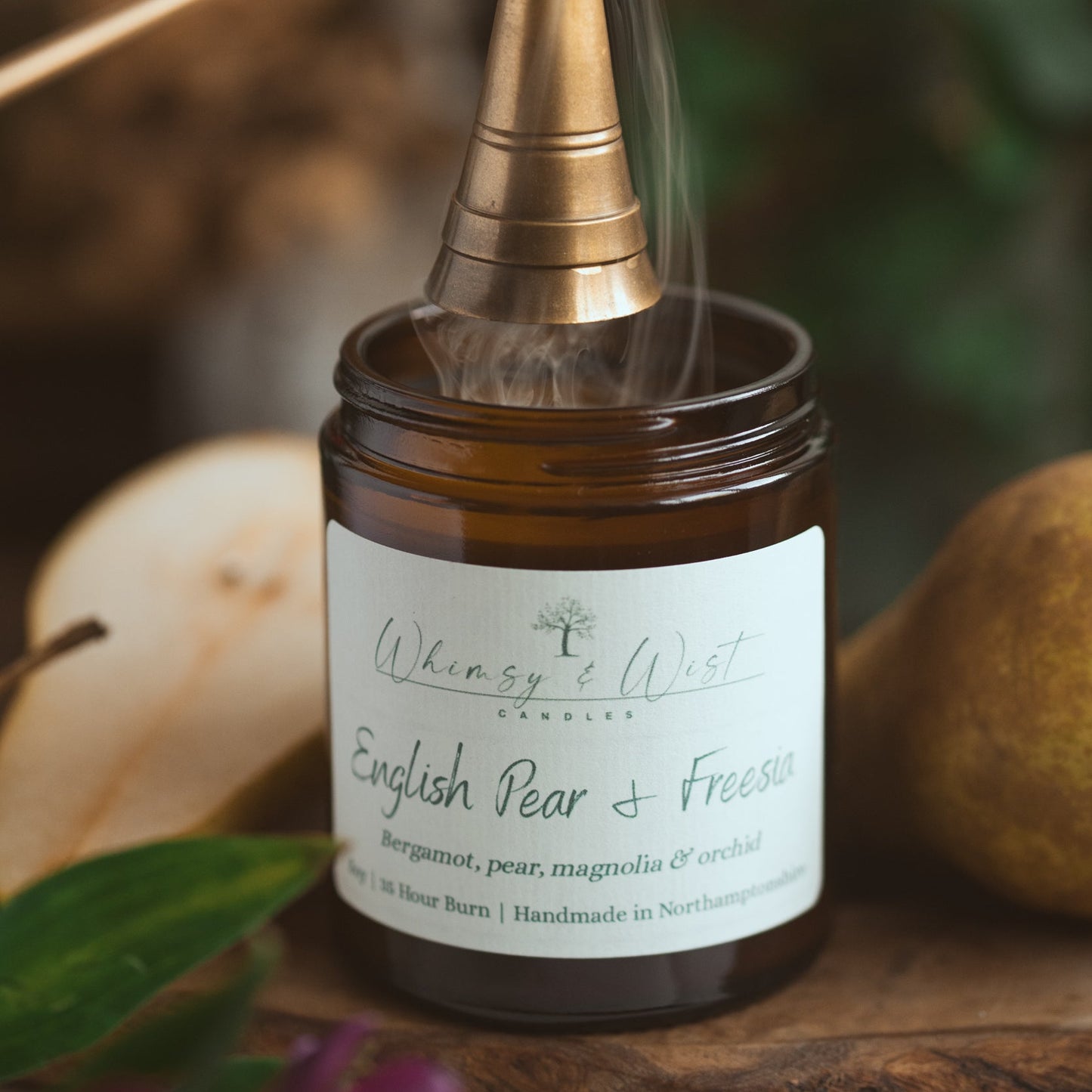 English Pear & Freesia Soy Candle