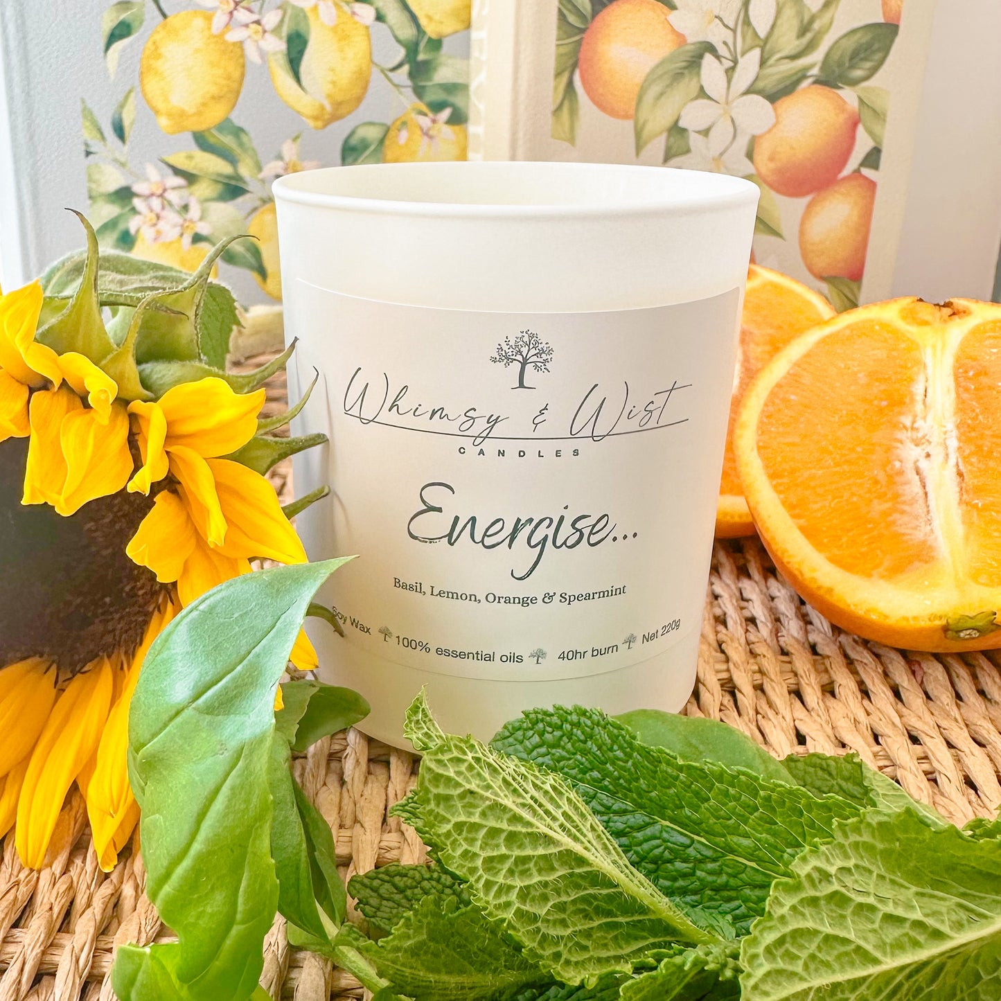Energise Aromatherapy Candle