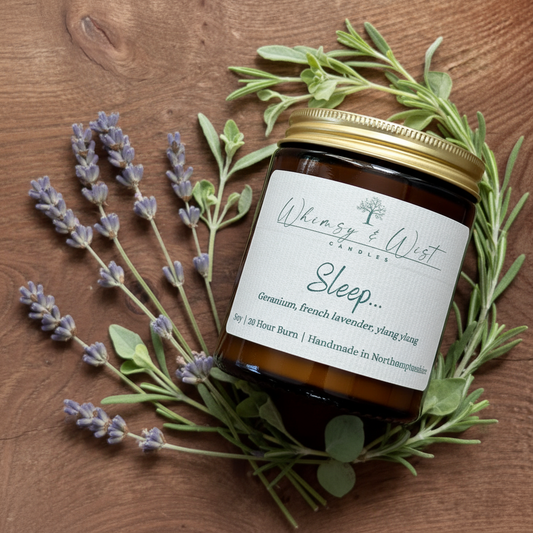Geranium, French lavender & ylang ylang to relax, unwind and aid restful sleep