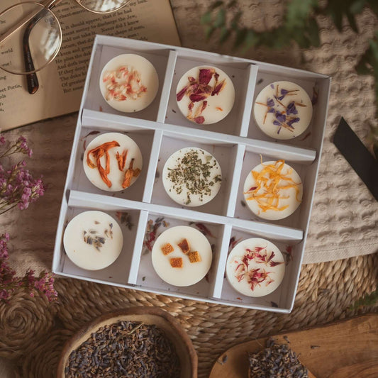Scent Discovery Set - box of 9 soy wax melts infused with botanicals