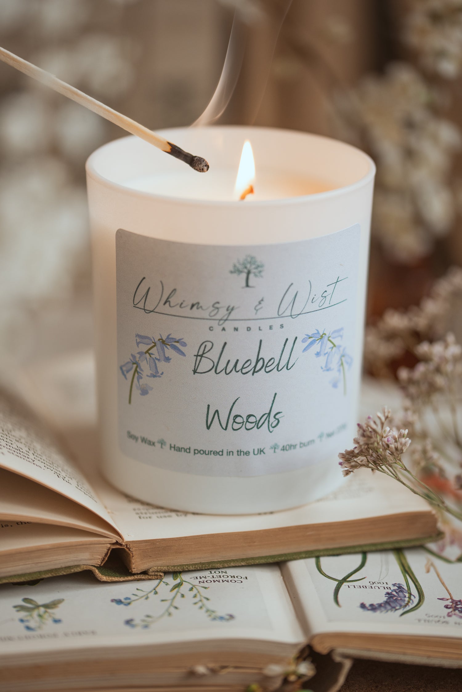 Whimsy & Wist Candles Soy Wax Candles Collection. Vegan & sustainable candles.