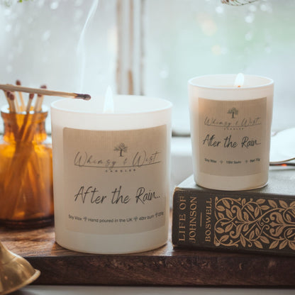 After the Rain Soy Candle. Available in 2 sizes