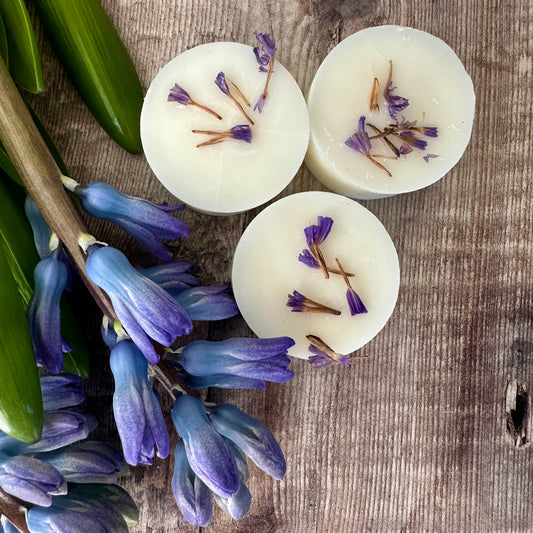 Bluebell Woods scented wax melts. Pack of 3, infused with blue cornflowers