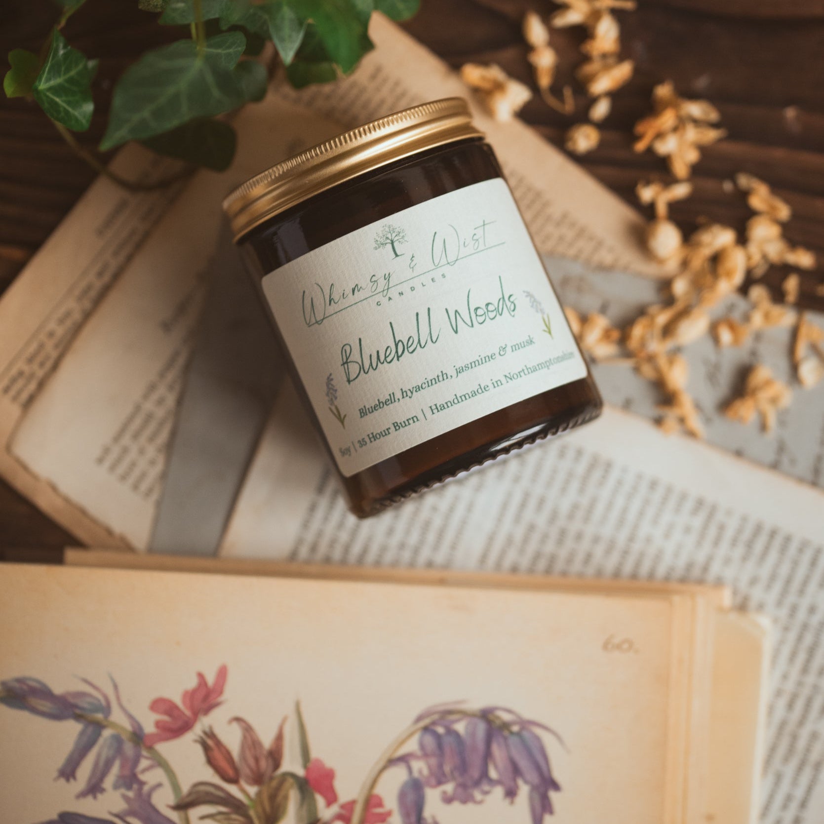 Bluebell Woods Soy Candle - Handmade Vegan Candle UK – Whimsy & Wist ...