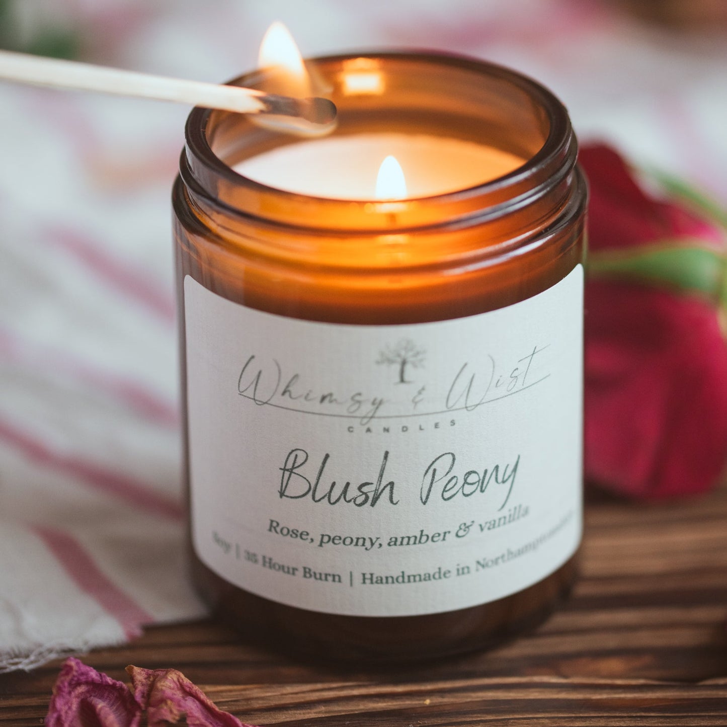 Blush Peony Soy Candle
