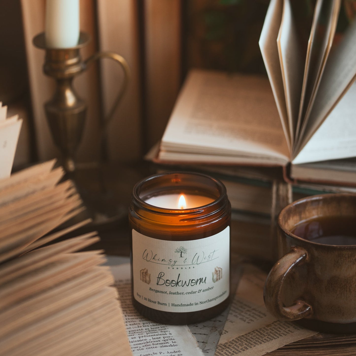 Bookworm Soy Candle