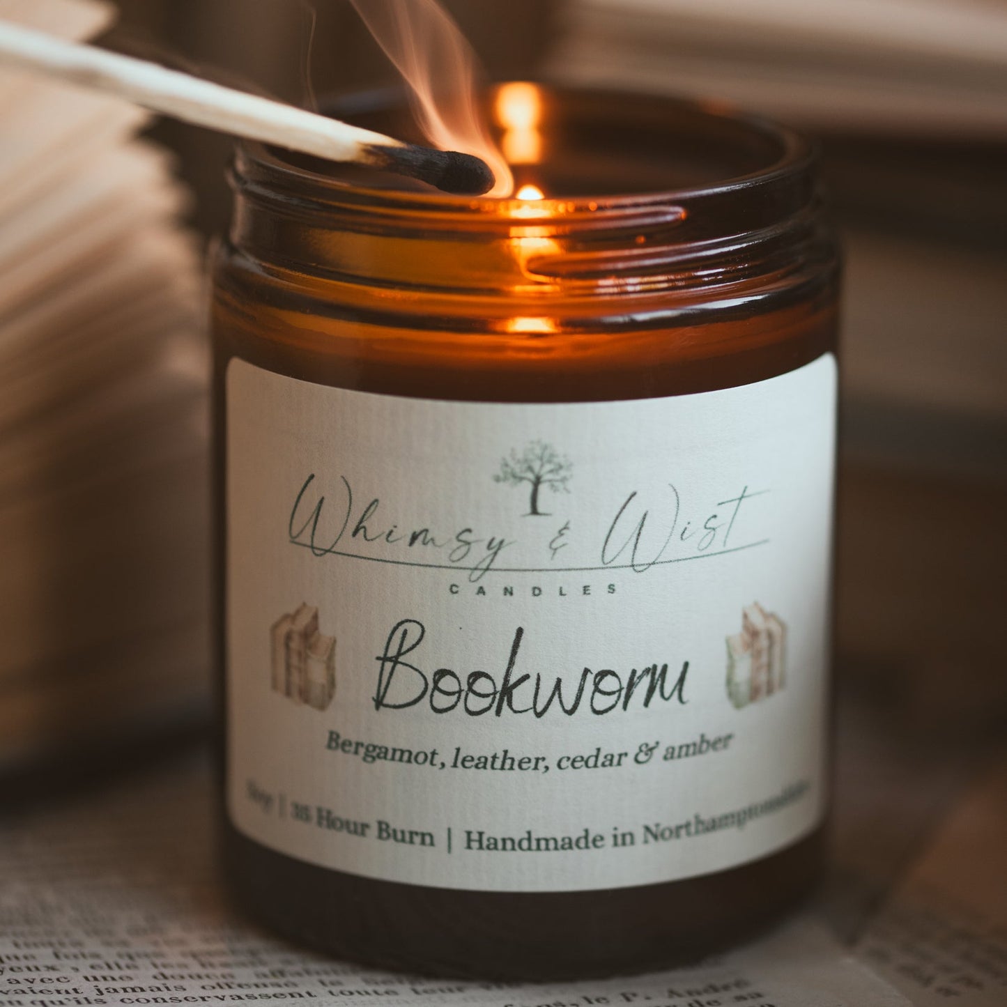 Bookworm Soy Candle