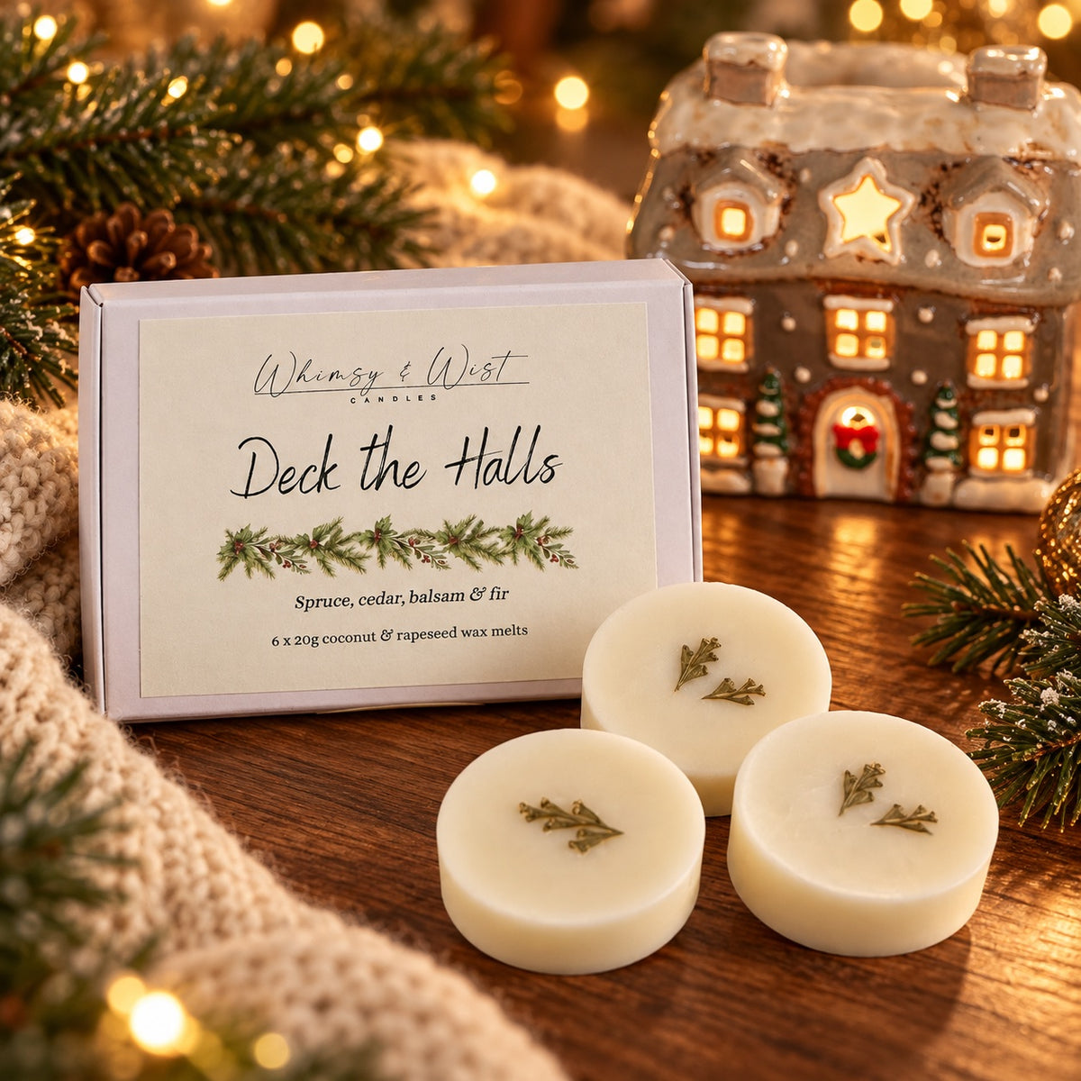 Deck the Halls Wax Melts – Box of 6