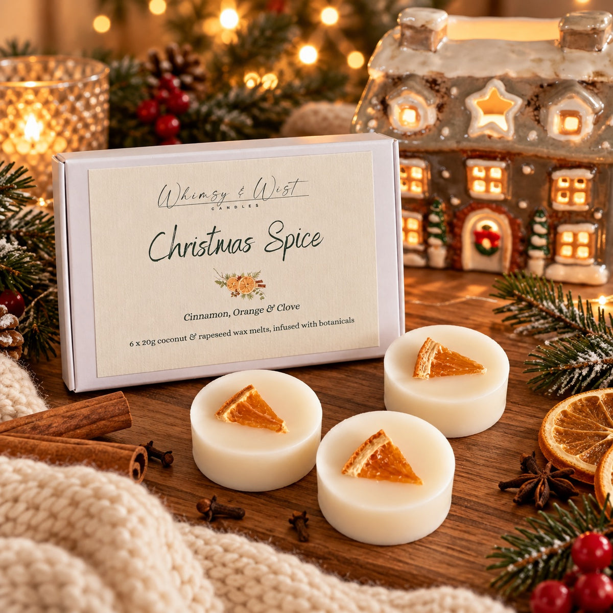 Christmas Spice Wax Melts – Box of 6