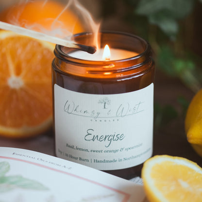 Energise Essential Oil Candle