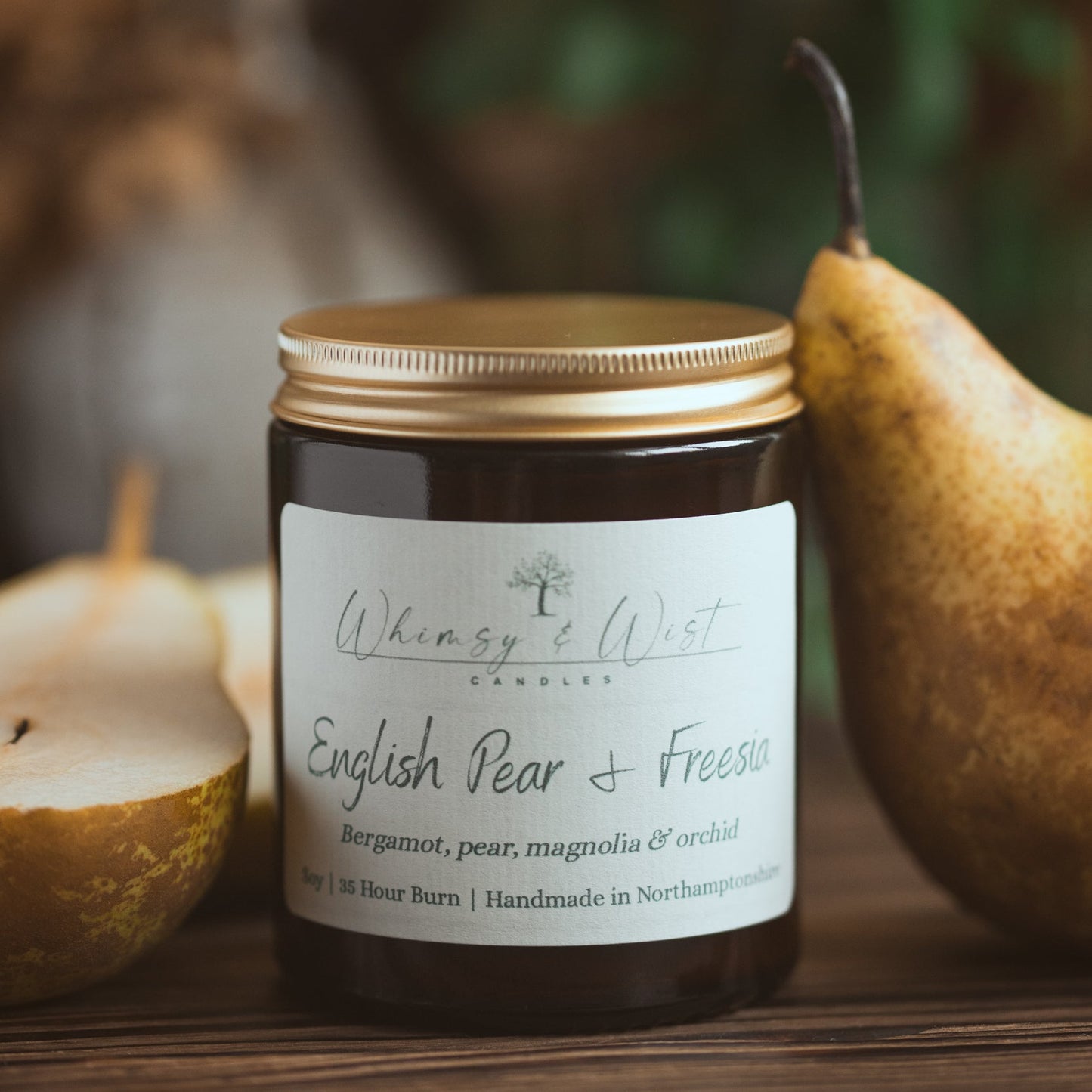 English Pear & Freesia Soy Candle