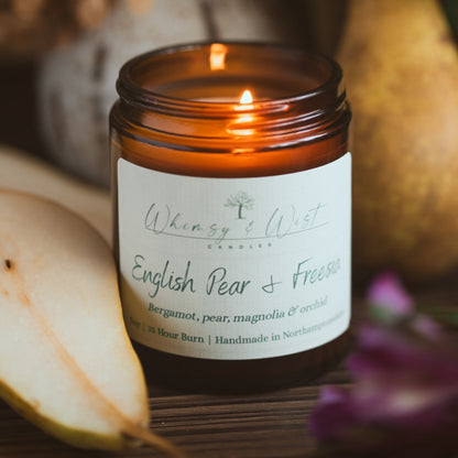 English Pear & Freesia Soy Candle