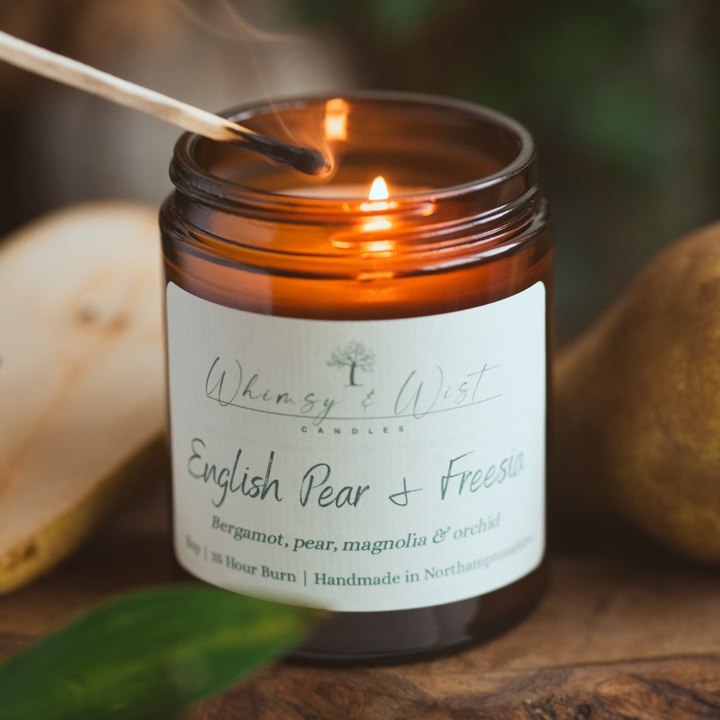 English Pear & Freesia Soy Candle