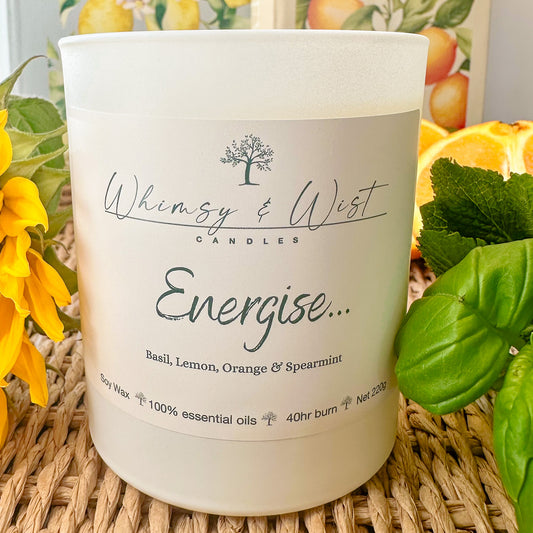 Energise Aromatherapy Candle