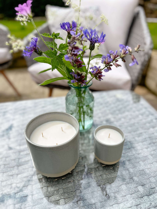 Garden Candles - Soy wax and 100% pure essential oils & natural bug repellent