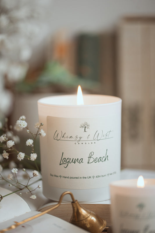 Laguna Beach Soy Candle. Available in 2 sizes