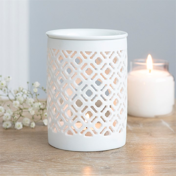 Santorini Lattice Ceramic Wax Burner