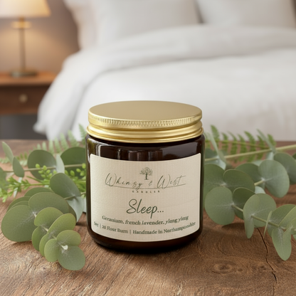 Geranium, French lavender & ylang ylang to relax, unwind and aid restful sleep