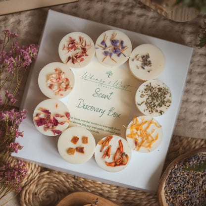 Scent Discovery Set - box of 9 soy wax melts infused with botanicals