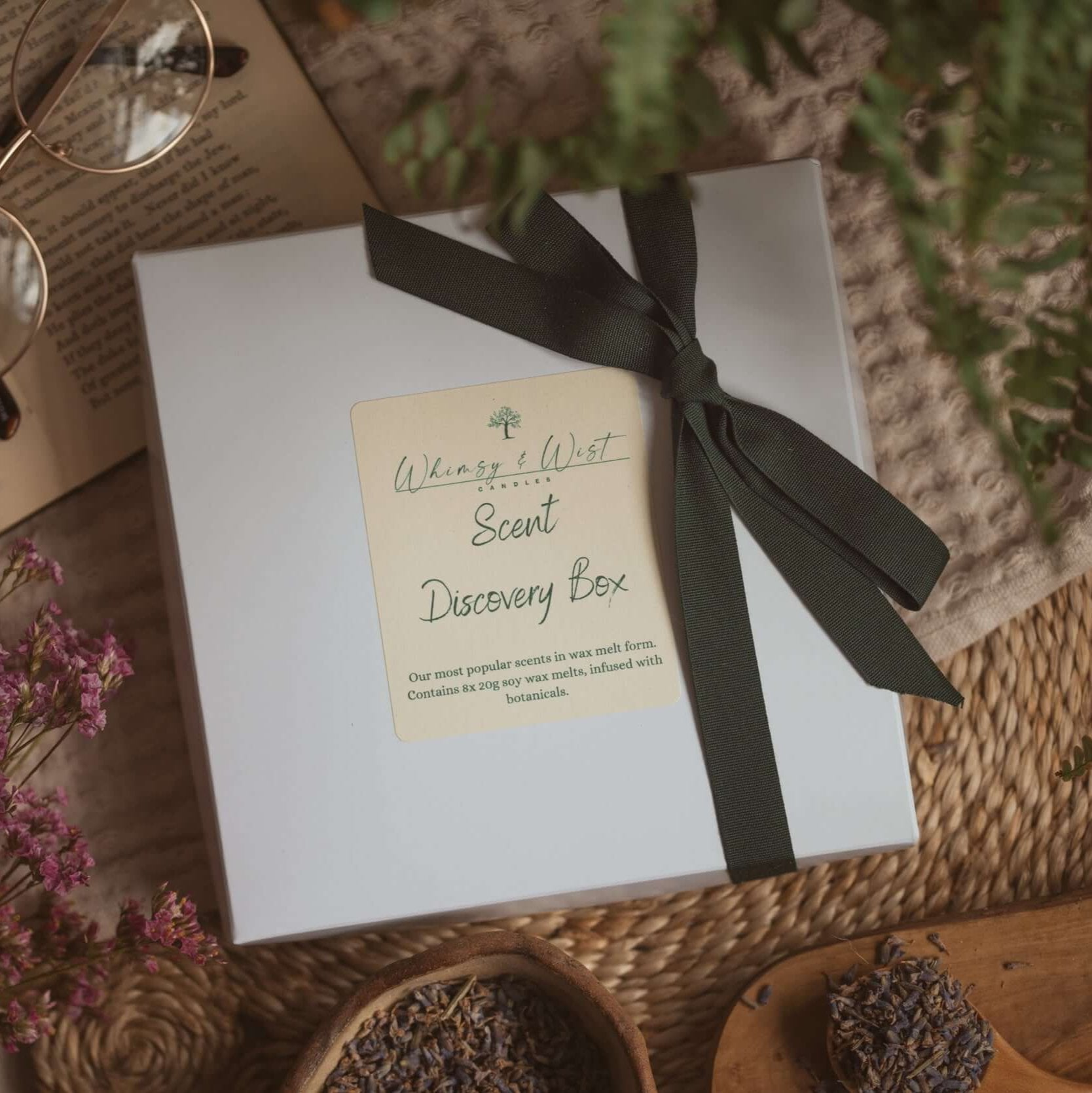 Scent Discovery Set - box of 9 soy wax melts infused with botanicals