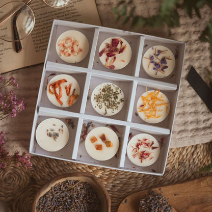 Scent Discovery Set - box of 9 soy wax melts infused with botanicals