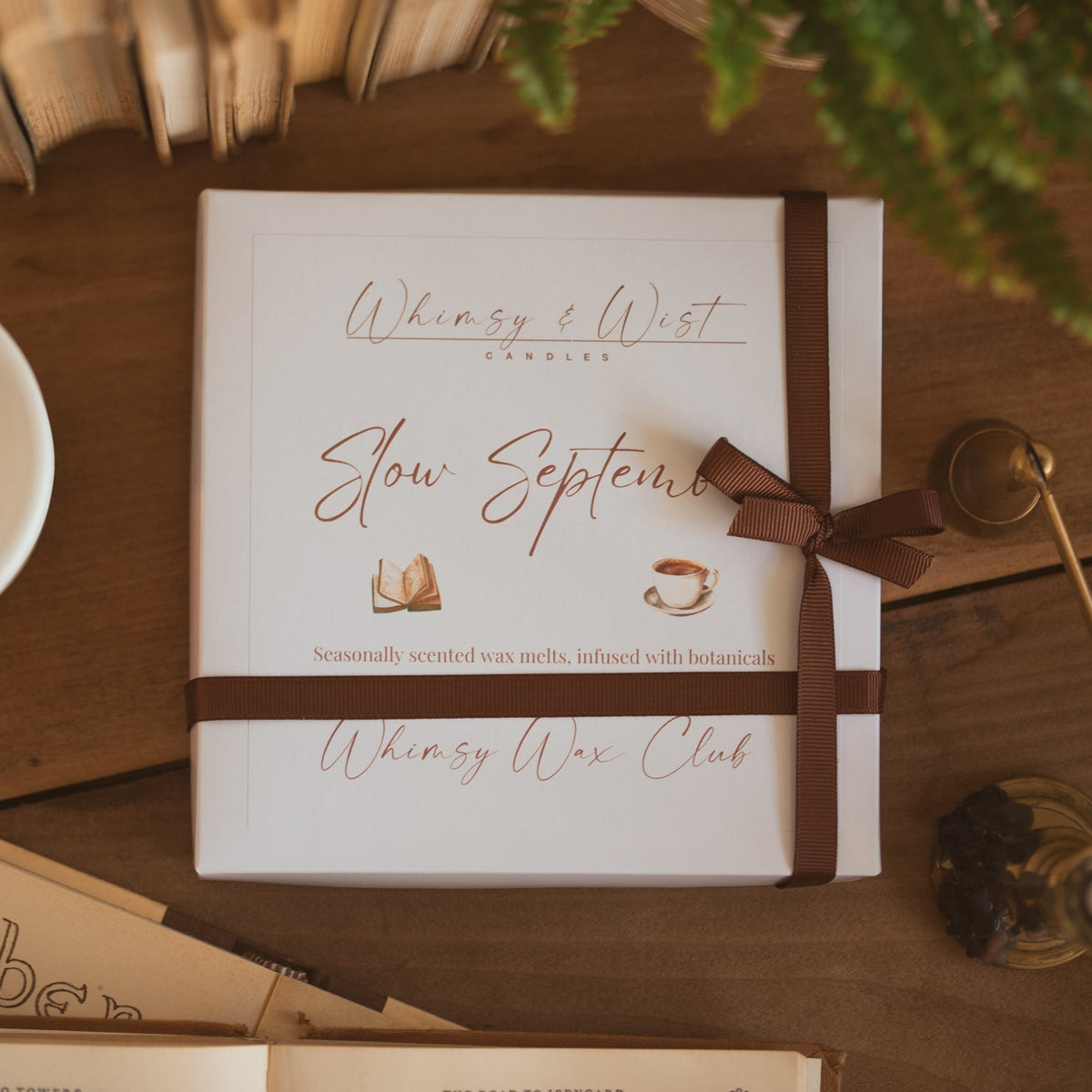 Wax Melt Subscription box called Slow September