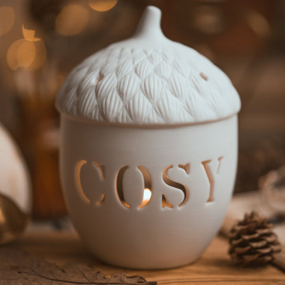 Cosy Acorn Tealight Holder