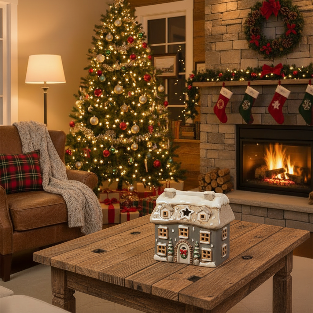 Christmas Cottage Wax Melt Burner