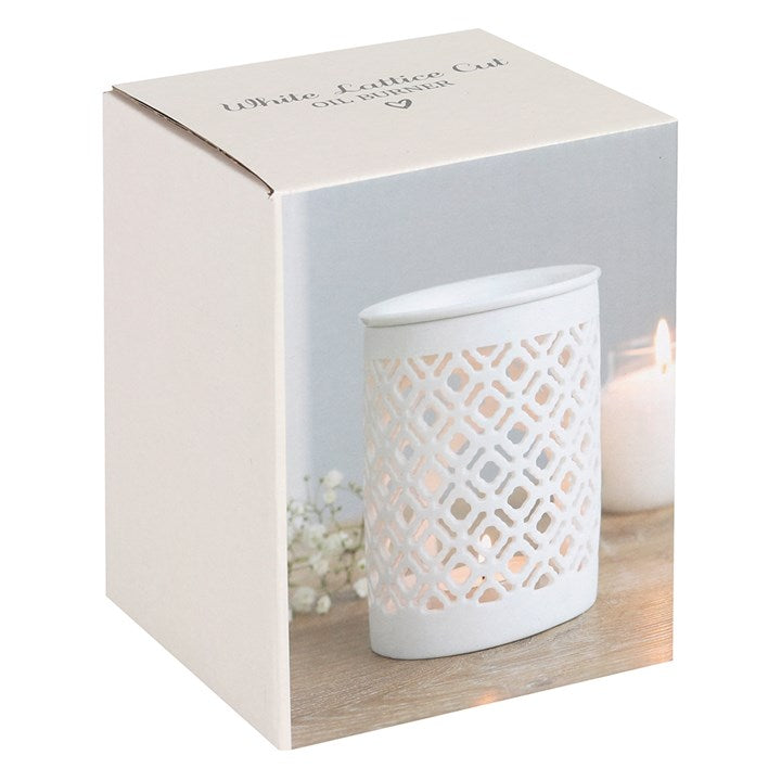 Santorini Lattice Ceramic Wax Burner