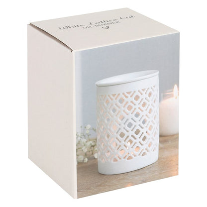 Santorini Lattice Ceramic Wax Burner